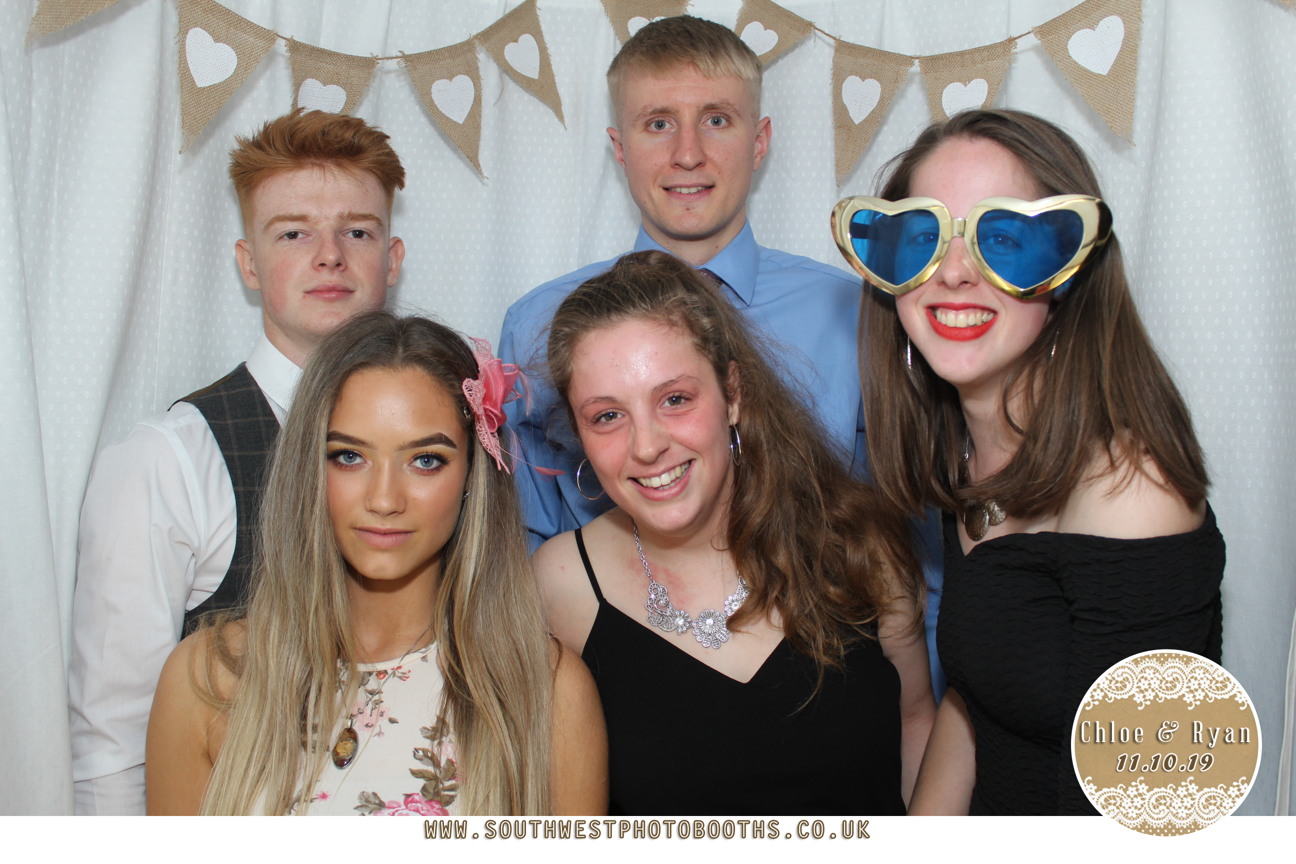 Chloe and Ryan | View more photos from the event at gallery.southwestphotobooths.co.uk/u/SWPB/Chloe-and-Ryan