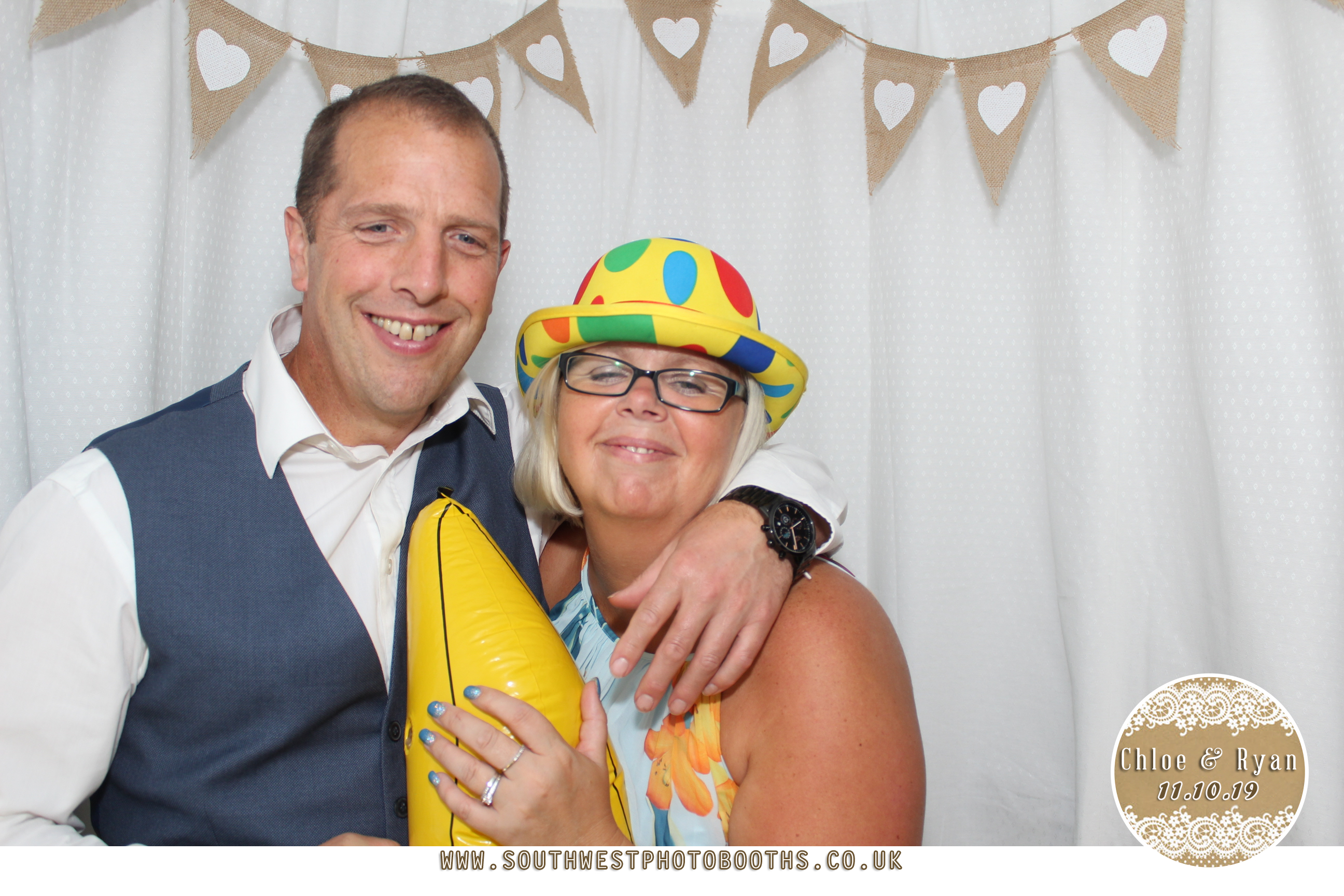 Chloe and Ryan | View more photos from the event at gallery.southwestphotobooths.co.uk/u/SWPB/Chloe-and-Ryan