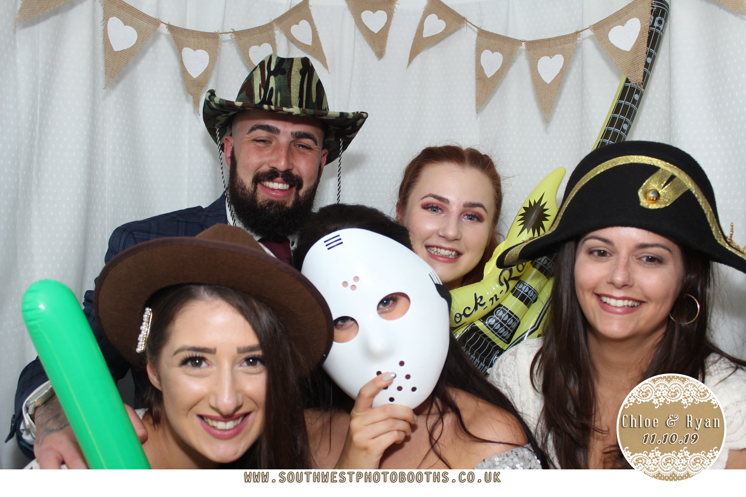 Chloe and Ryan | View more photos from the event at gallery.southwestphotobooths.co.uk/u/SWPB/Chloe-and-Ryan
