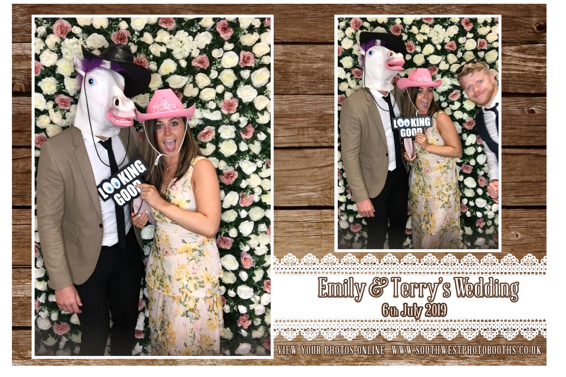 Emily and Terry | View more photos from the event at gallery.southwestphotobooths.co.uk/u/SWPB/Emily-and-Terry