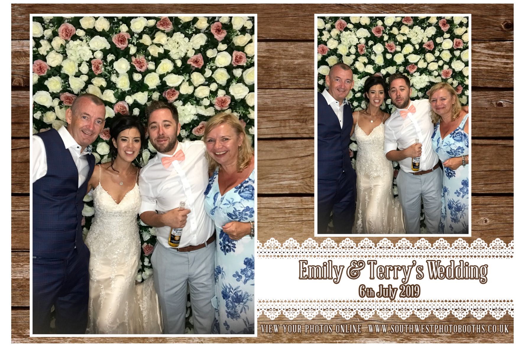 Emily and Terry | View more photos from the event at gallery.southwestphotobooths.co.uk/u/SWPB/Emily-and-Terry