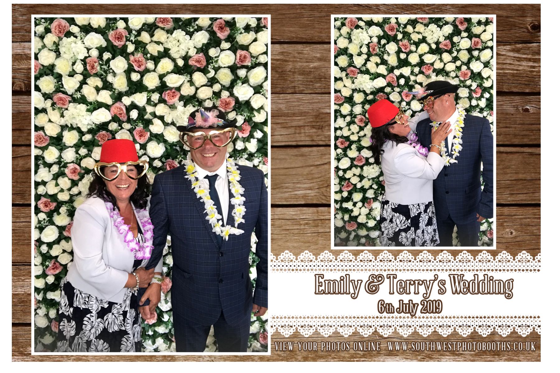 Emily and Terry | View more photos from the event at gallery.southwestphotobooths.co.uk/u/SWPB/Emily-and-Terry