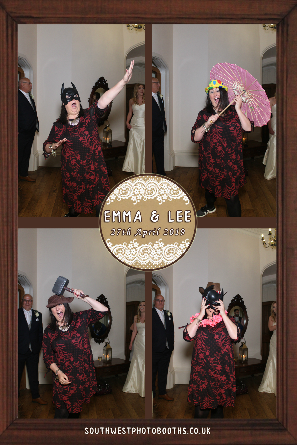 Emma and Lee | View more photos from the event at gallery.southwestphotobooths.co.uk/u/SWPB/Emma-and-Lee