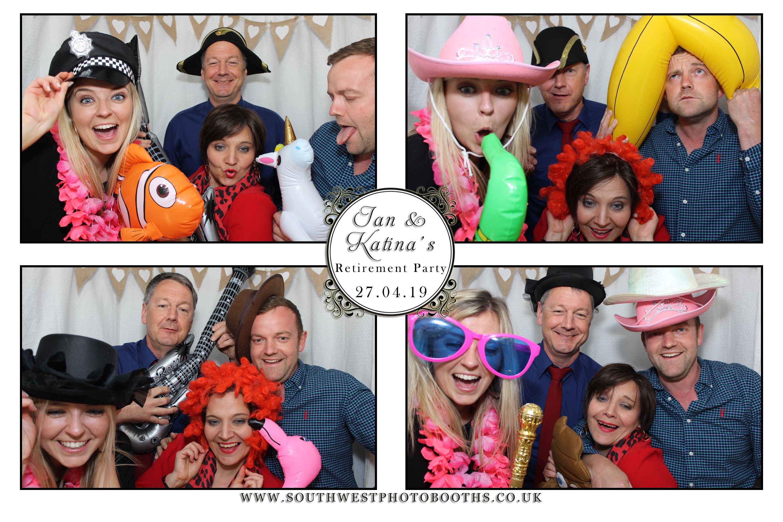 Ian and Katina Retirement Party | View more photos from the event at gallery.southwestphotobooths.co.uk/u/SWPB/Ian-and-Katina-Retirement-Party