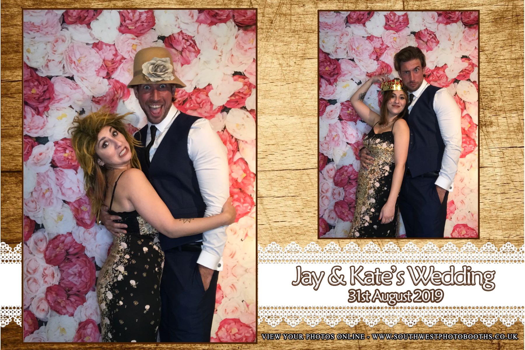 Jay and Kate | View more photos from the event at gallery.southwestphotobooths.co.uk/u/SWPB/Jay-and-Kate