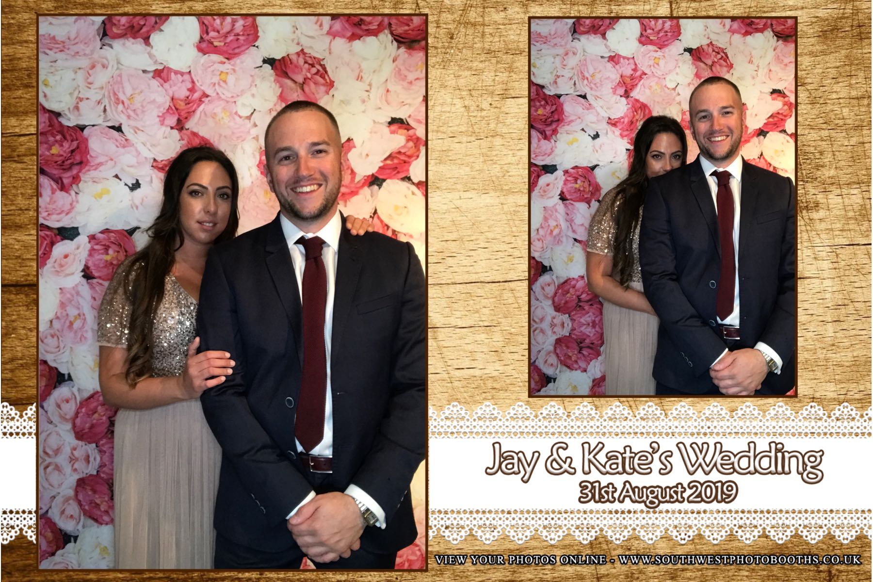 Jay and Kate | View more photos from the event at gallery.southwestphotobooths.co.uk/u/SWPB/Jay-and-Kate