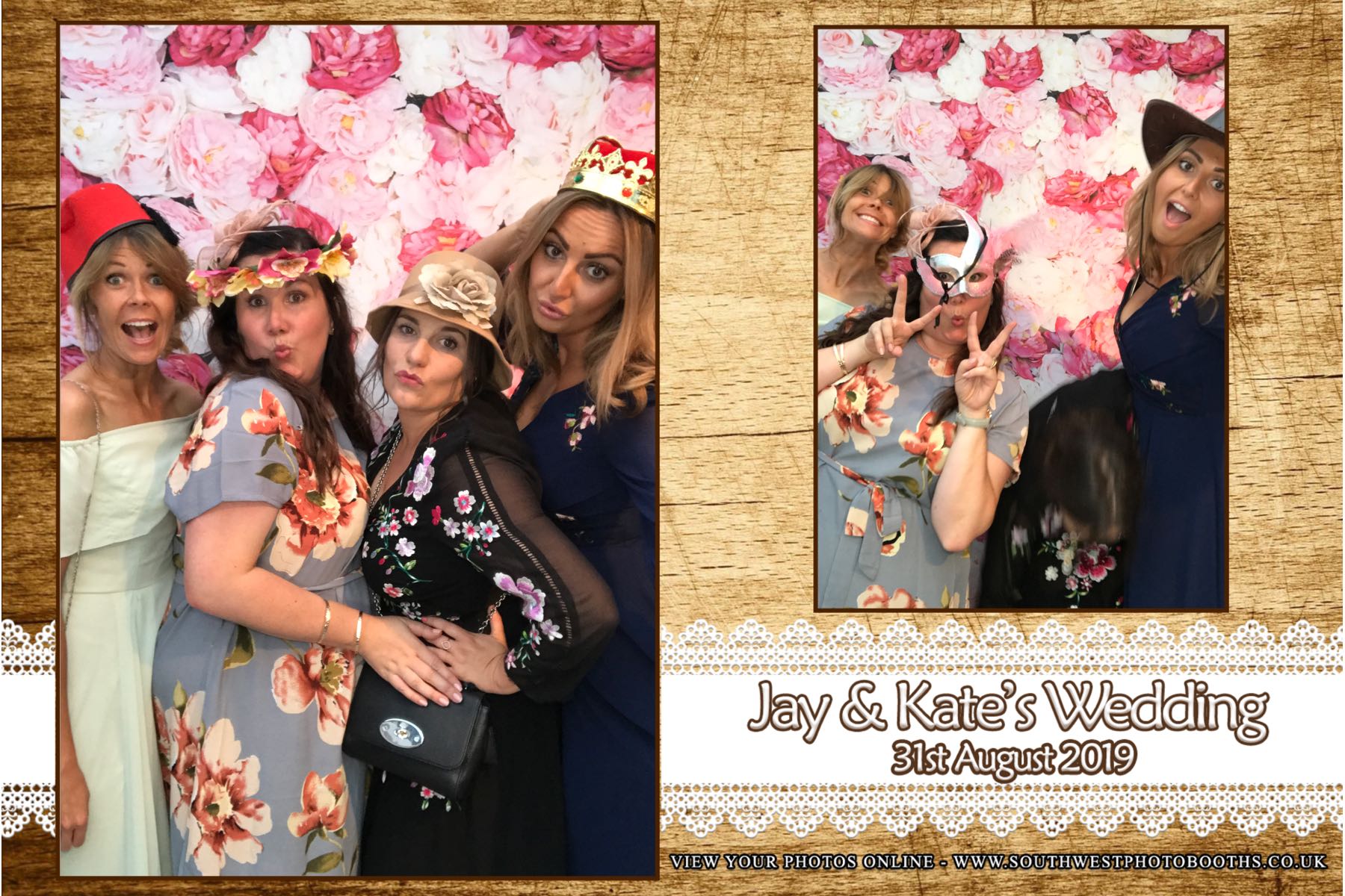 Jay and Kate | View more photos from the event at gallery.southwestphotobooths.co.uk/u/SWPB/Jay-and-Kate