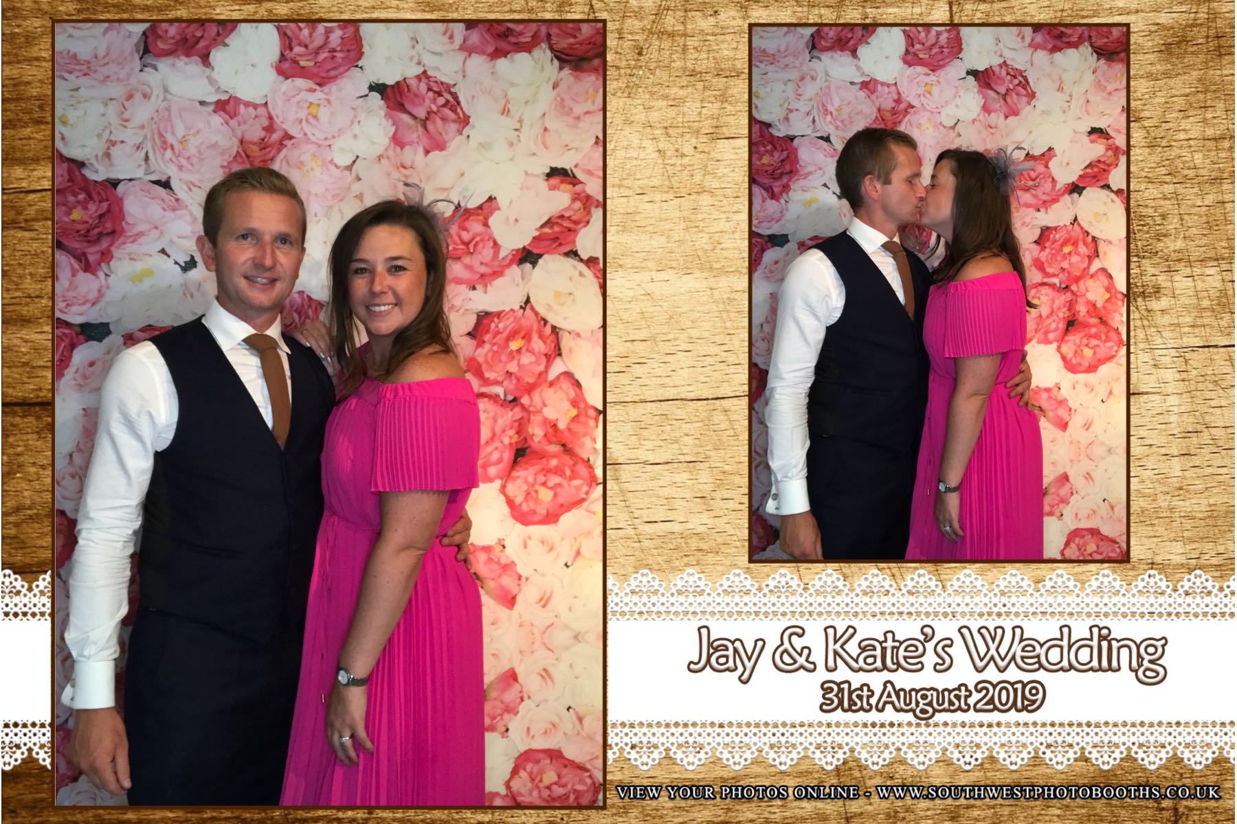 Jay and Kate | View more photos from the event at gallery.southwestphotobooths.co.uk/u/SWPB/Jay-and-Kate