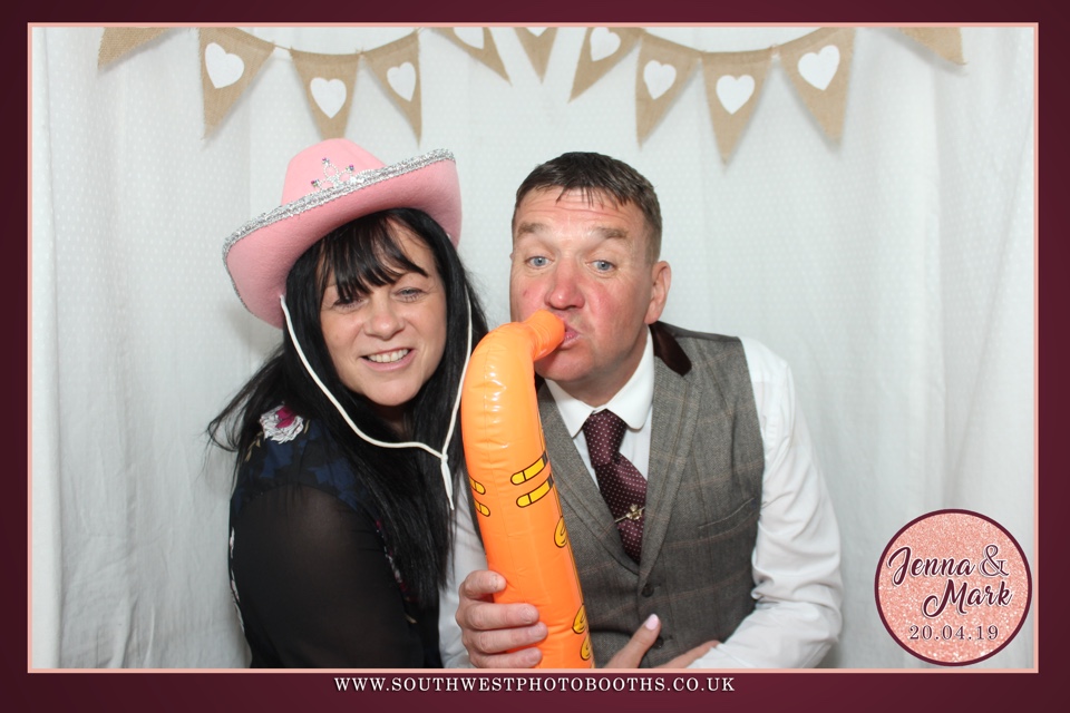 Jenna and Mark | View more photos from the event at gallery.southwestphotobooths.co.uk/u/SWPB/Jenna-and-Mark