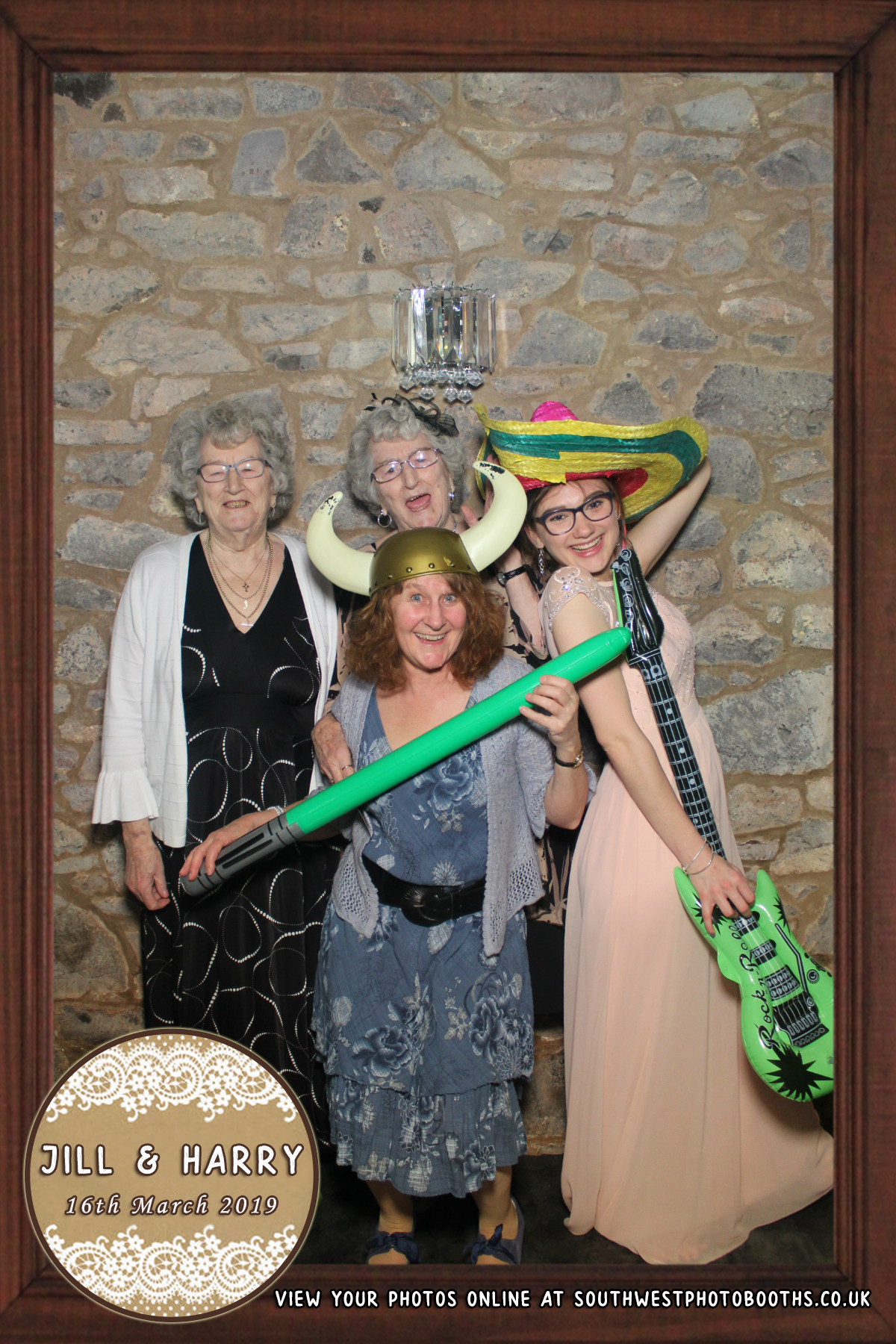 Jill and Harry | View more photos from the event at gallery.southwestphotobooths.co.uk/u/SWPB/Jill-and-Harry