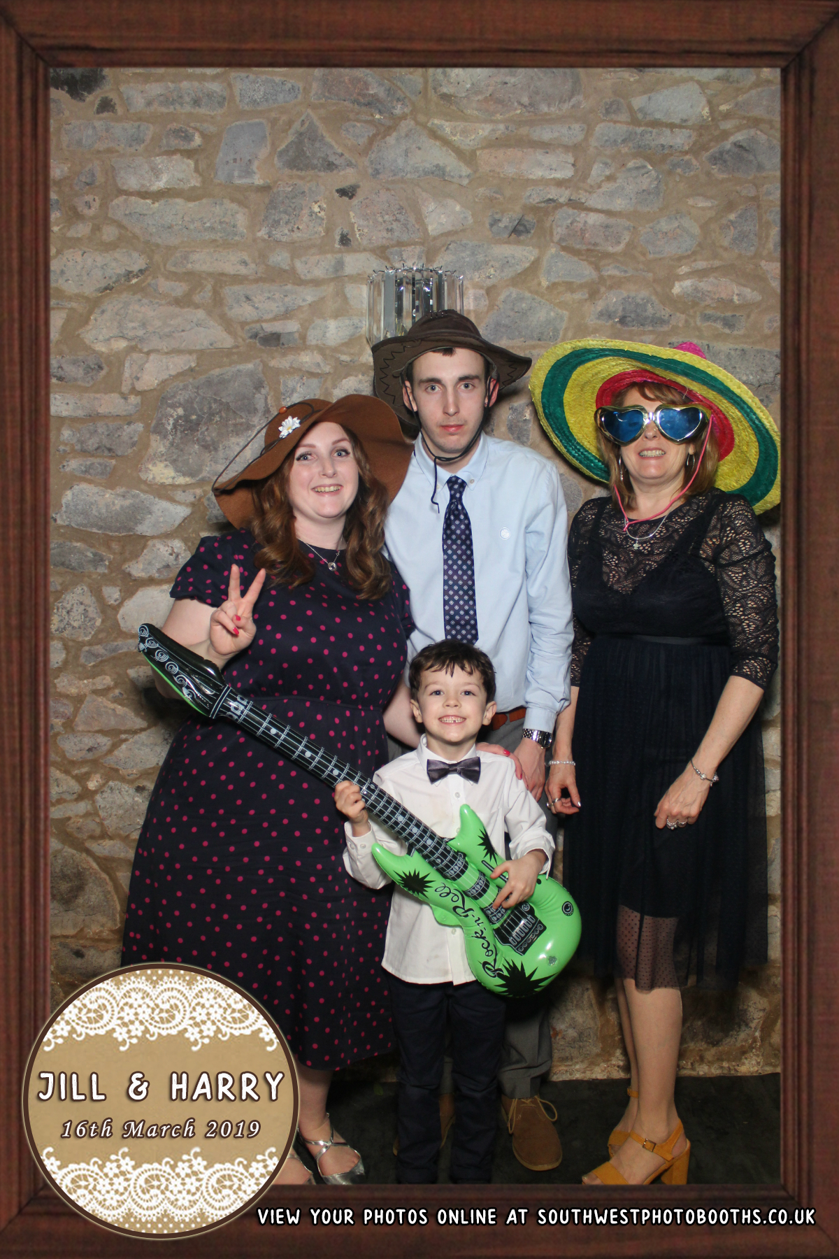 Jill and Harry | View more photos from the event at gallery.southwestphotobooths.co.uk/u/SWPB/Jill-and-Harry