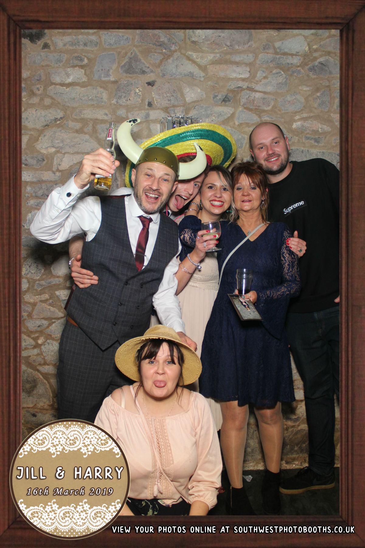 Jill and Harry | View more photos from the event at gallery.southwestphotobooths.co.uk/u/SWPB/Jill-and-Harry