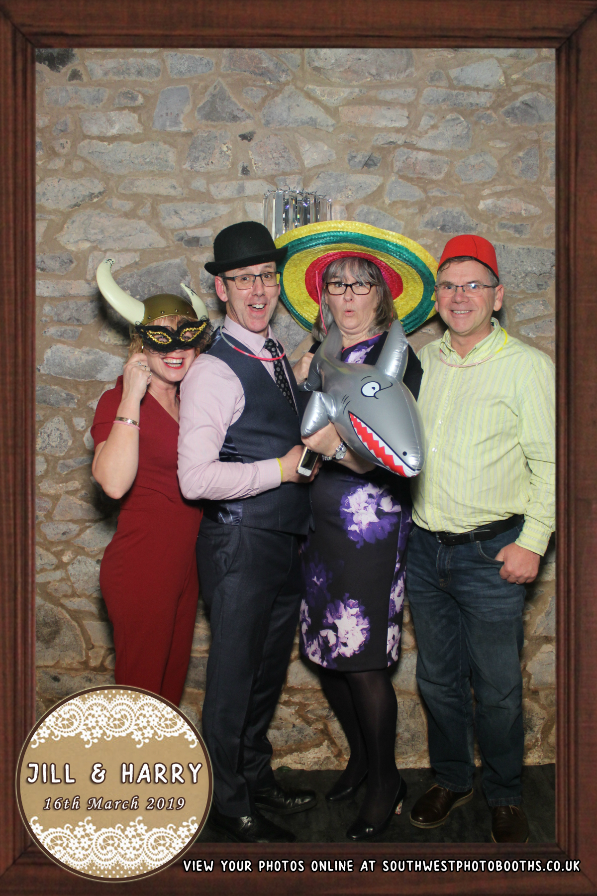 Jill and Harry | View more photos from the event at gallery.southwestphotobooths.co.uk/u/SWPB/Jill-and-Harry