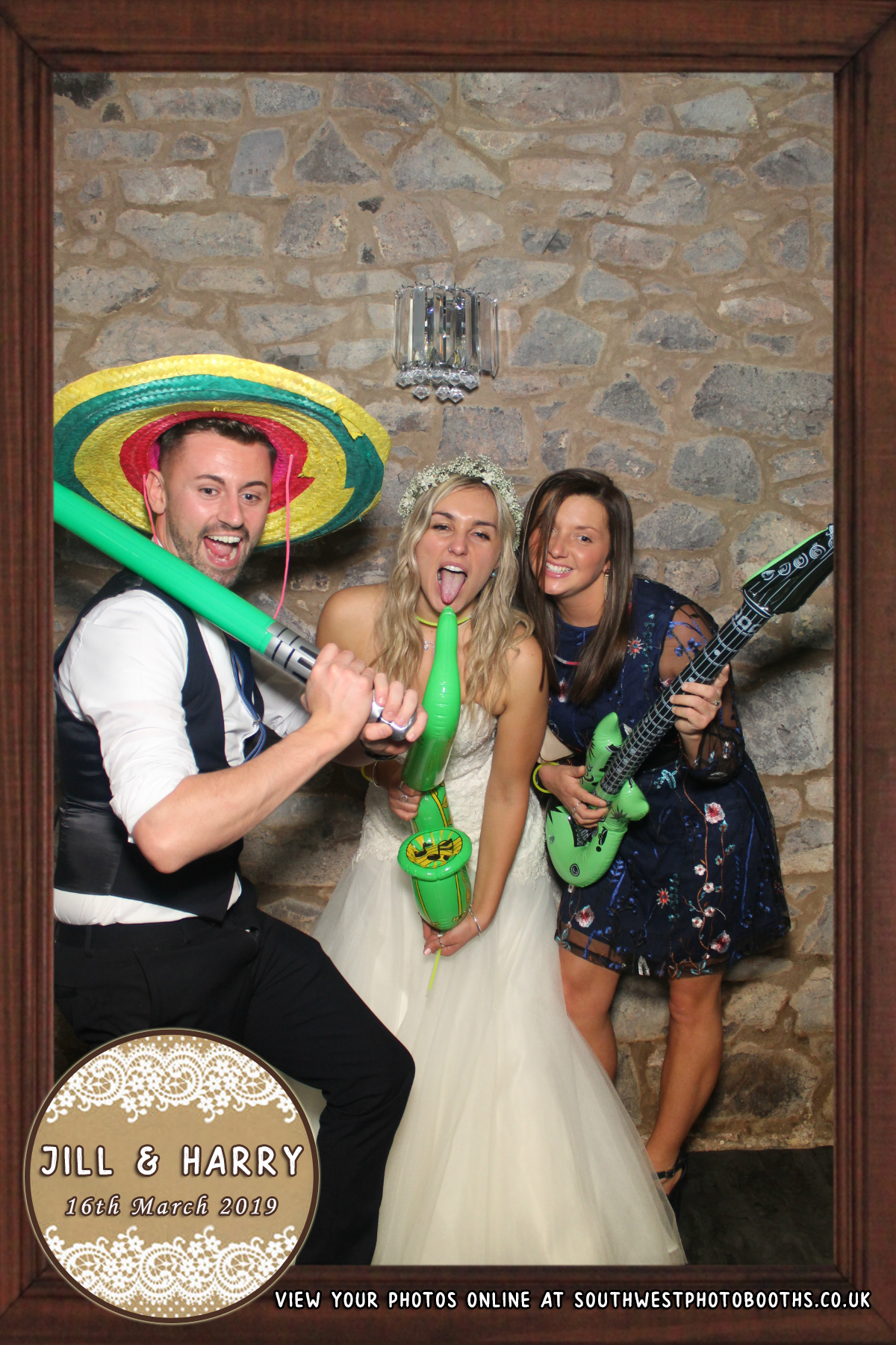 Jill and Harry | View more photos from the event at gallery.southwestphotobooths.co.uk/u/SWPB/Jill-and-Harry