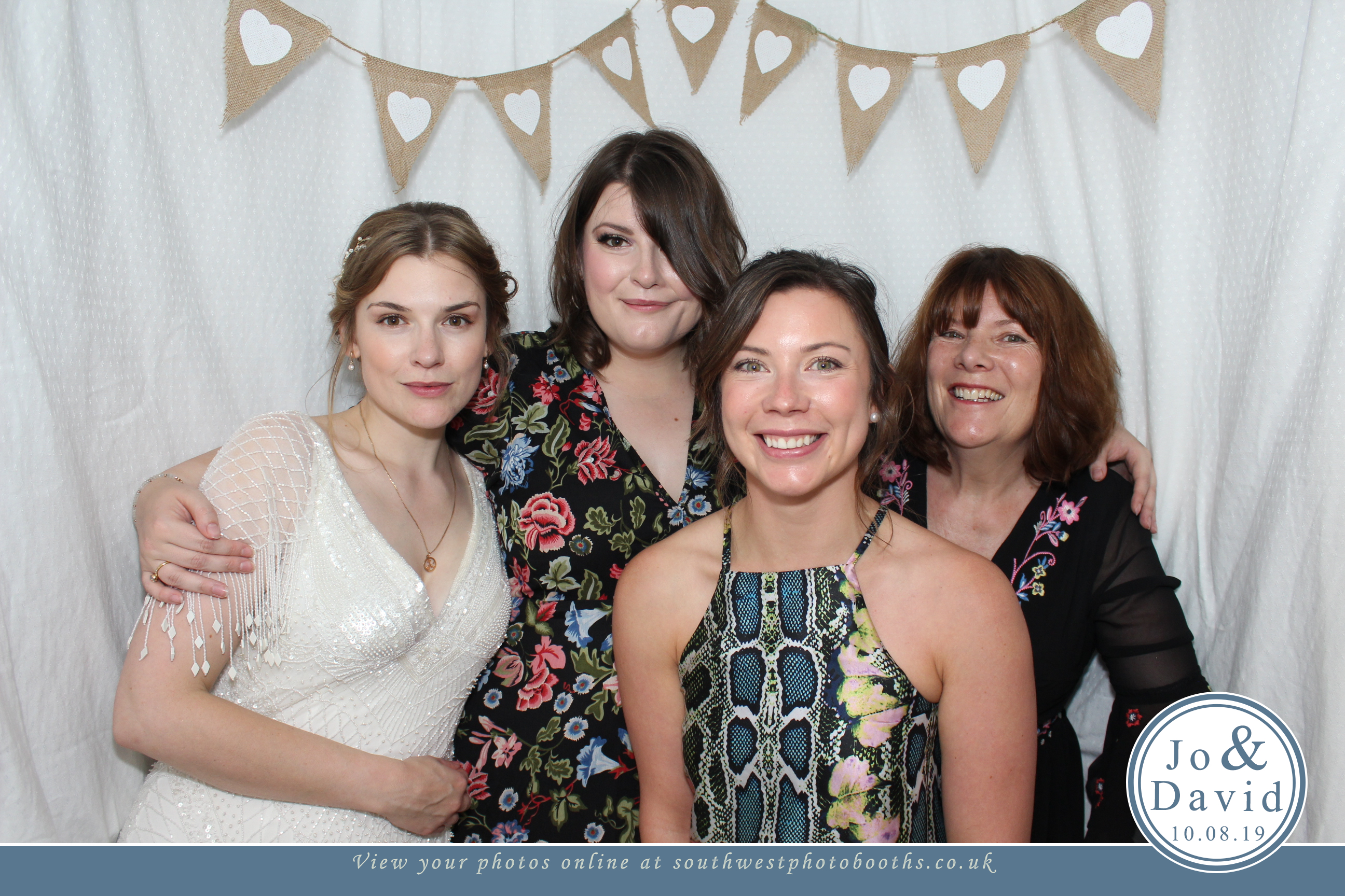 Jo and David | View more photos from the event at gallery.southwestphotobooths.co.uk/u/SWPB/Jo-and-David