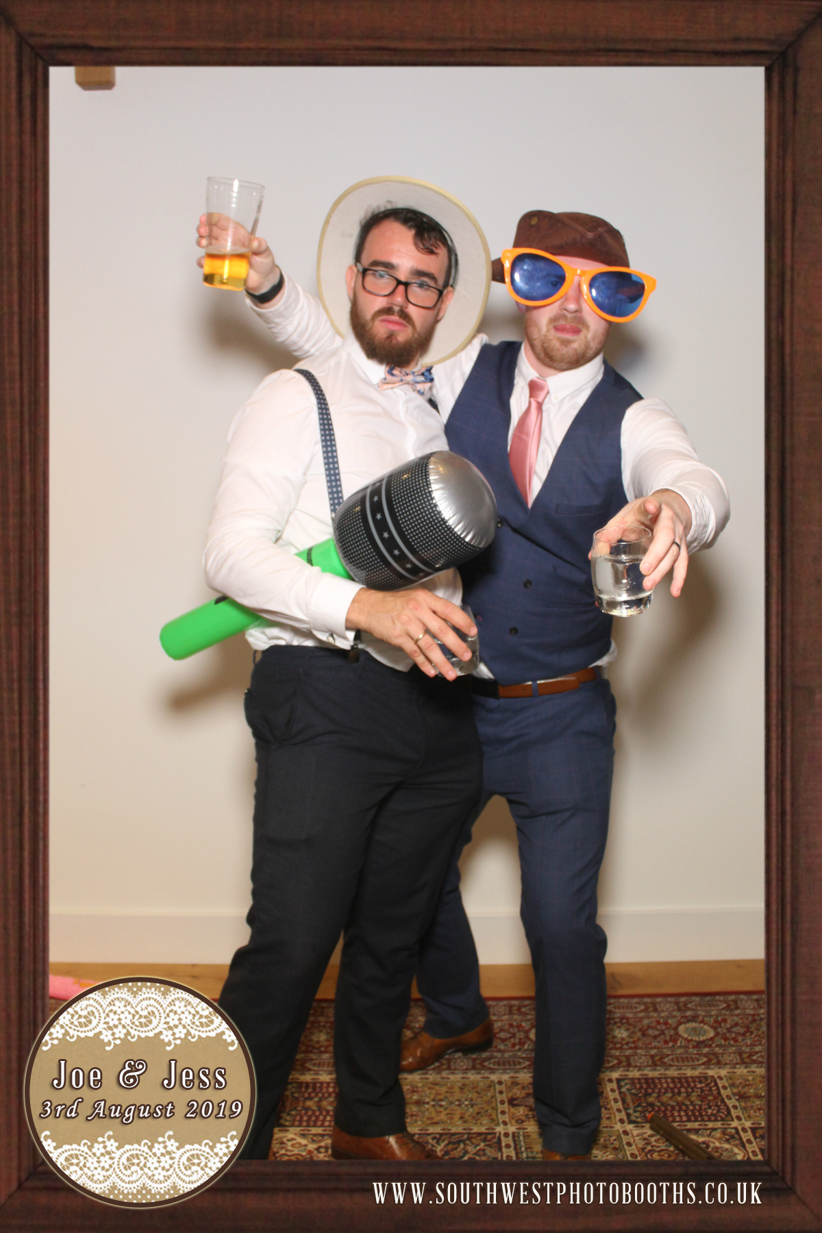 Joe and Jess | View more photos from the event at gallery.southwestphotobooths.co.uk/u/SWPB/Joe-and-Jess