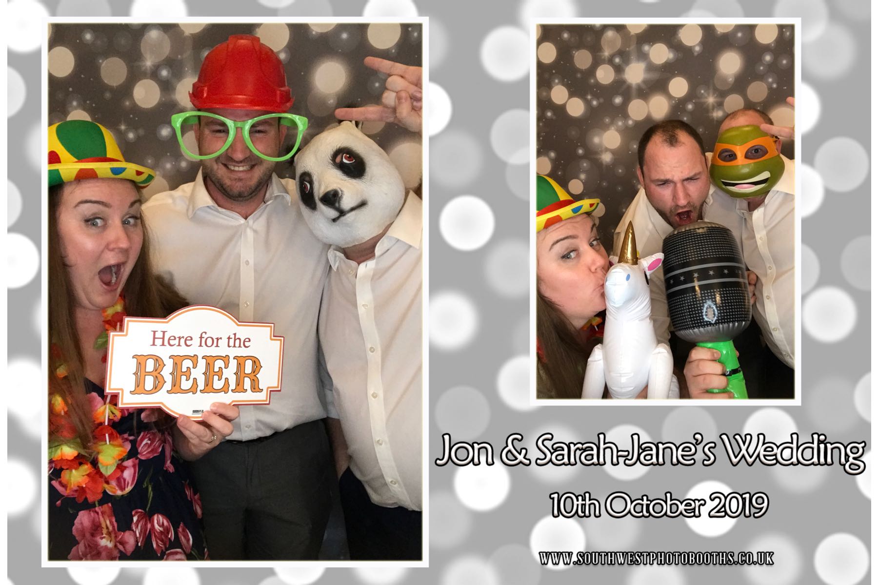 Jon and Sarah-Jane | View more photos from the event at gallery.southwestphotobooths.co.uk/u/SWPB/Jon-and-Sarah-Jane