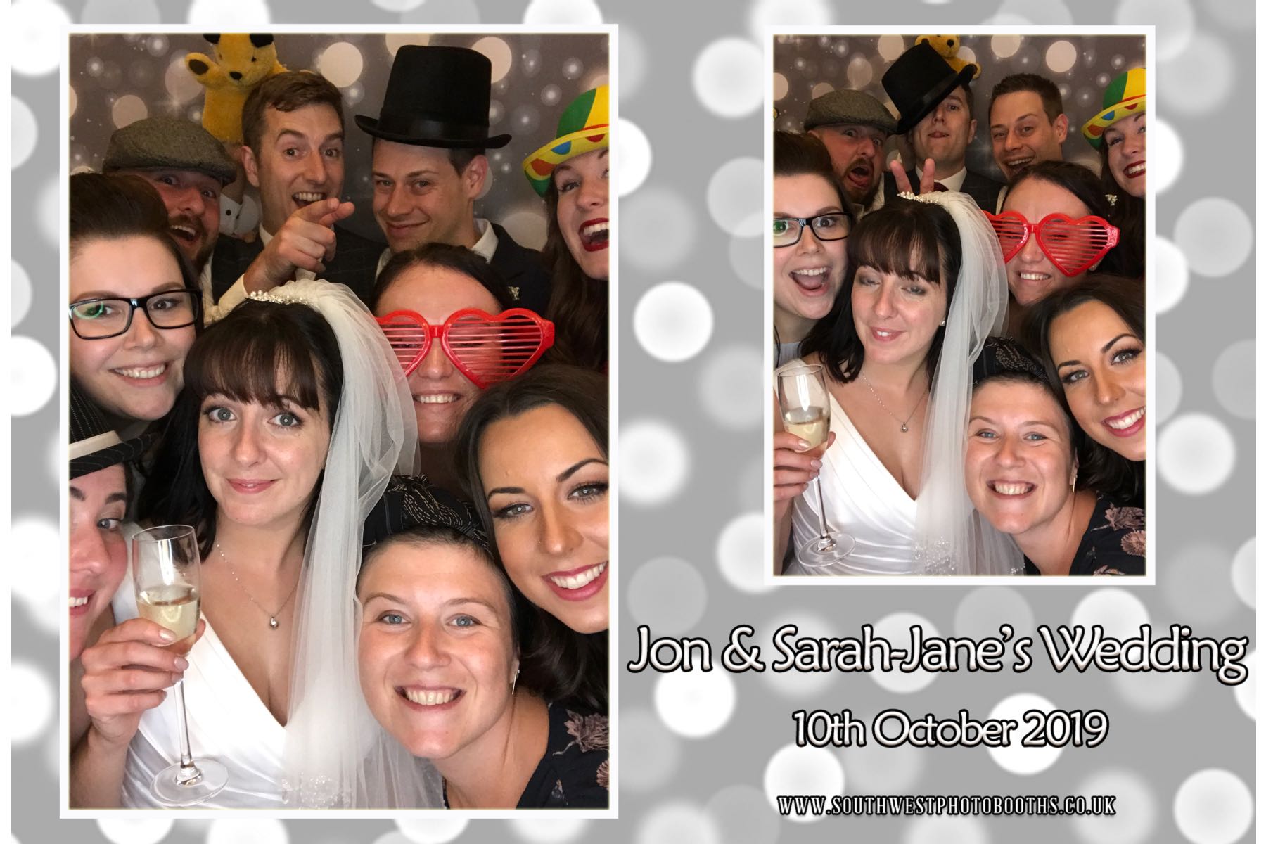 Jon and Sarah-Jane | View more photos from the event at gallery.southwestphotobooths.co.uk/u/SWPB/Jon-and-Sarah-Jane