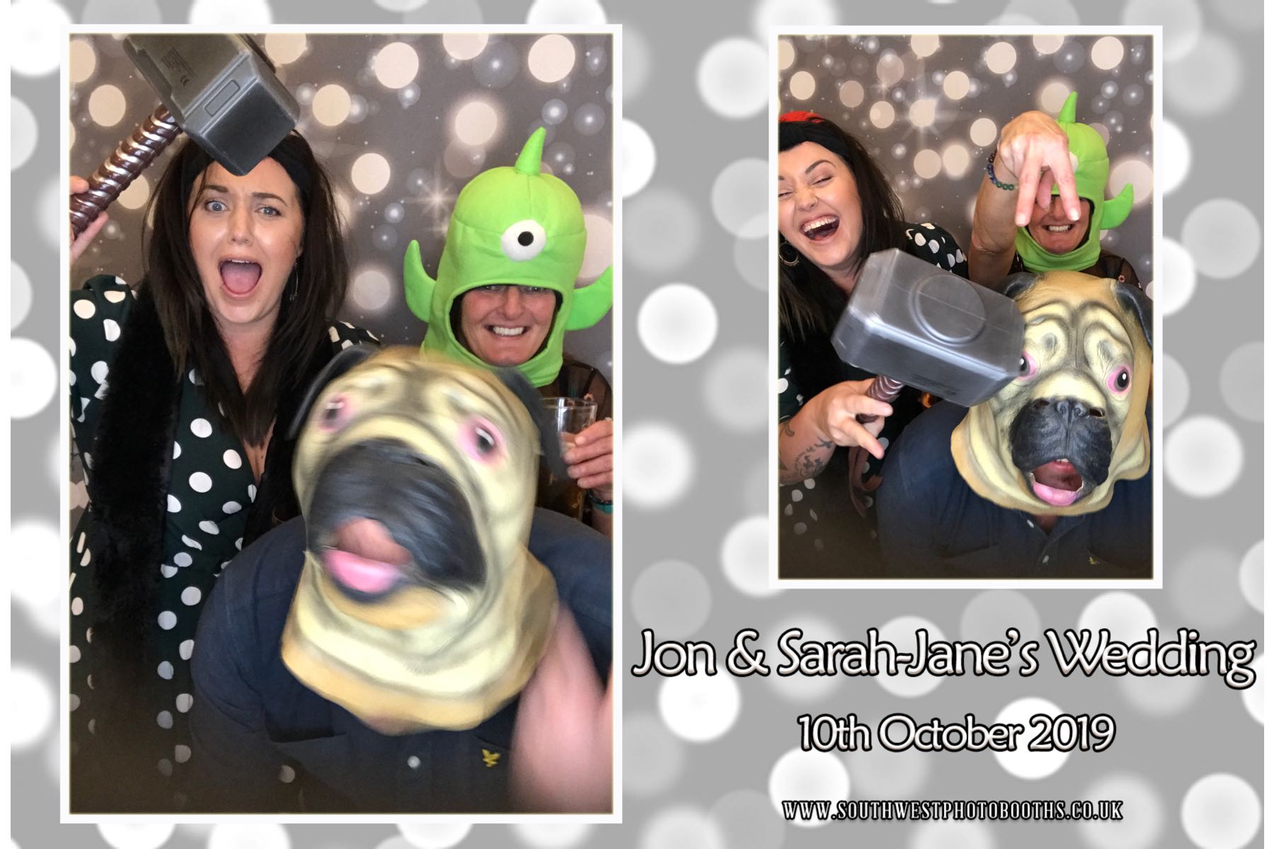 Jon and Sarah-Jane | View more photos from the event at gallery.southwestphotobooths.co.uk/u/SWPB/Jon-and-Sarah-Jane