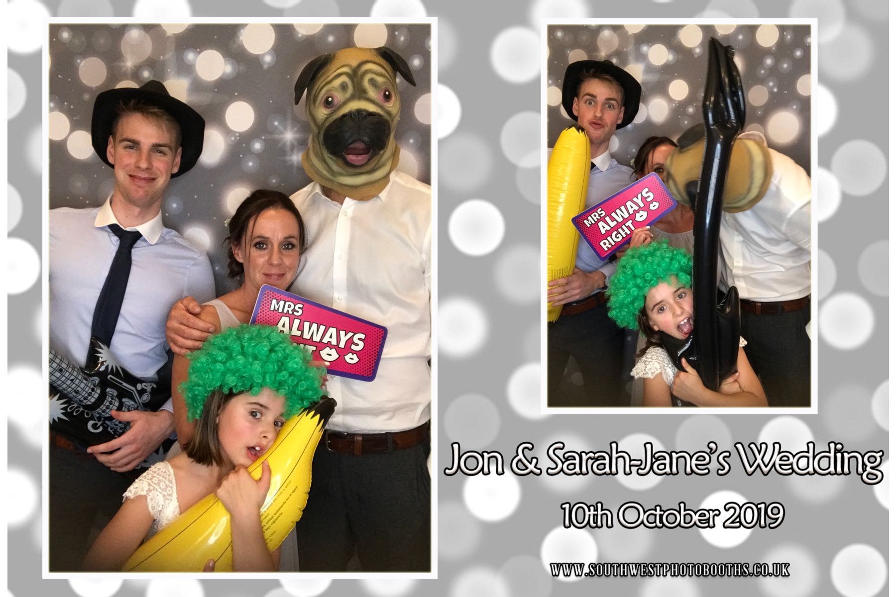 Jon and Sarah-Jane | View more photos from the event at gallery.southwestphotobooths.co.uk/u/SWPB/Jon-and-Sarah-Jane