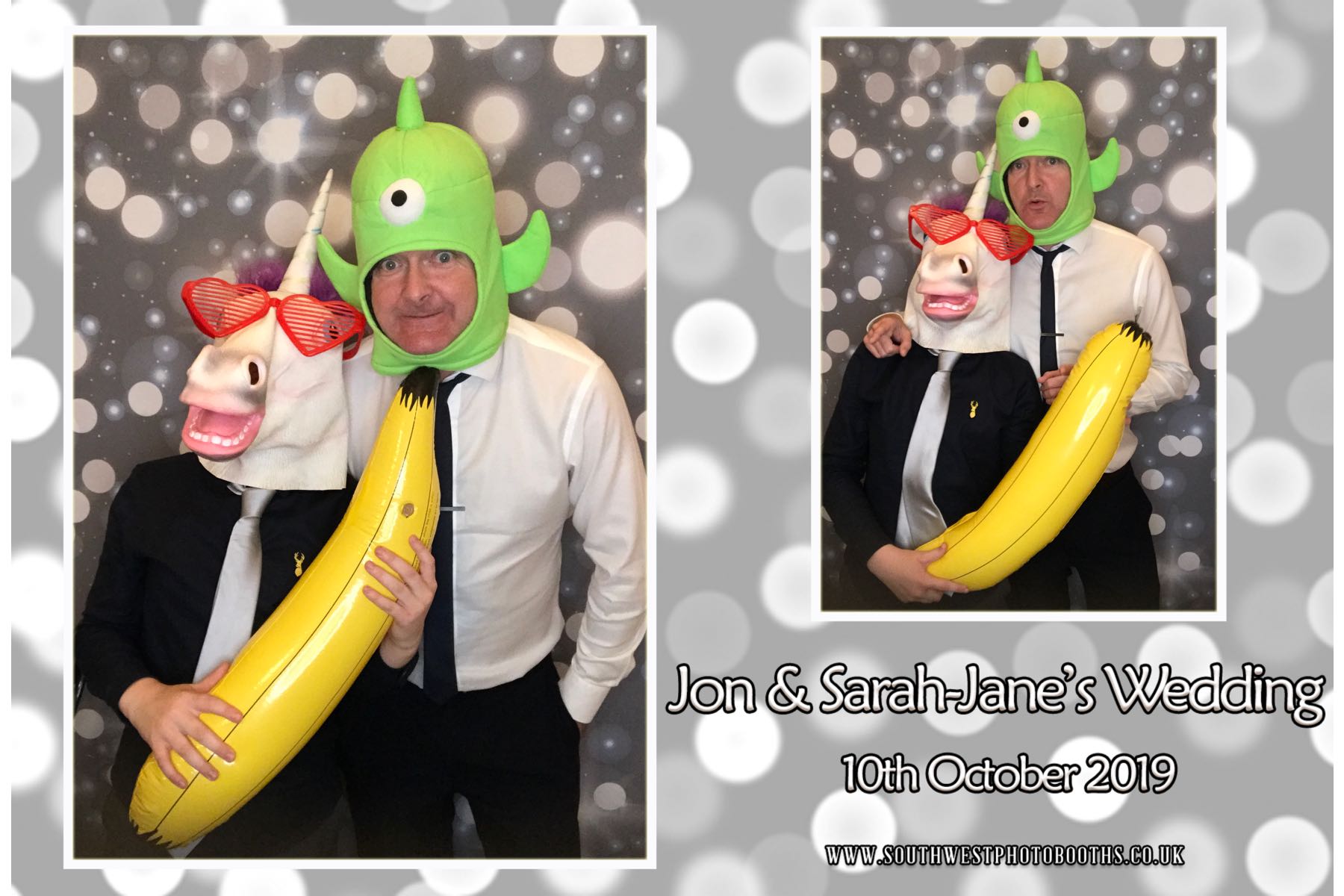 Jon and Sarah-Jane | View more photos from the event at gallery.southwestphotobooths.co.uk/u/SWPB/Jon-and-Sarah-Jane