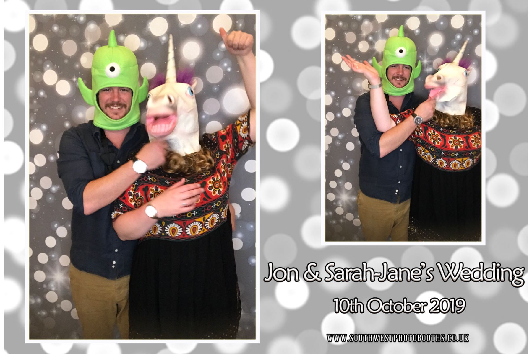 Jon and Sarah-Jane | View more photos from the event at gallery.southwestphotobooths.co.uk/u/SWPB/Jon-and-Sarah-Jane