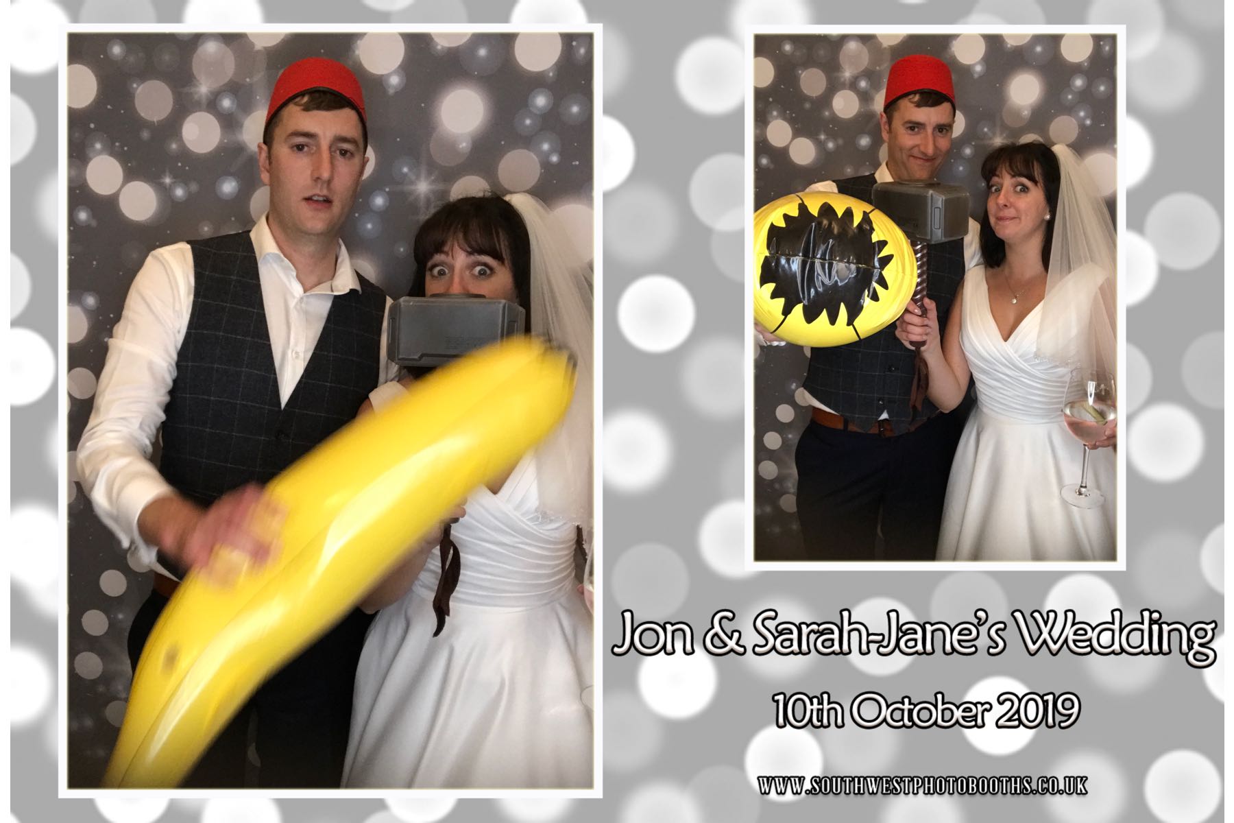 Jon and Sarah-Jane | View more photos from the event at gallery.southwestphotobooths.co.uk/u/SWPB/Jon-and-Sarah-Jane