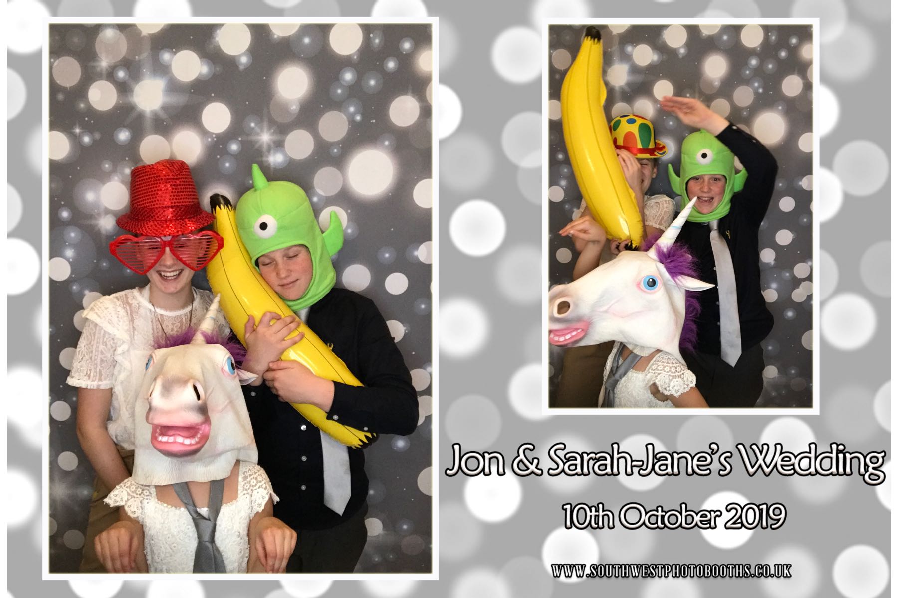 Jon and Sarah-Jane | View more photos from the event at gallery.southwestphotobooths.co.uk/u/SWPB/Jon-and-Sarah-Jane