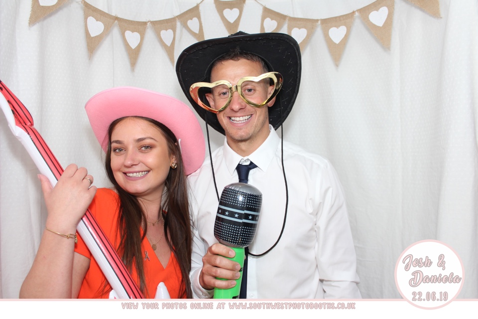 Josh and Daniela | View more photos from the event at gallery.southwestphotobooths.co.uk/u/SWPB/Josh-and-Daniela