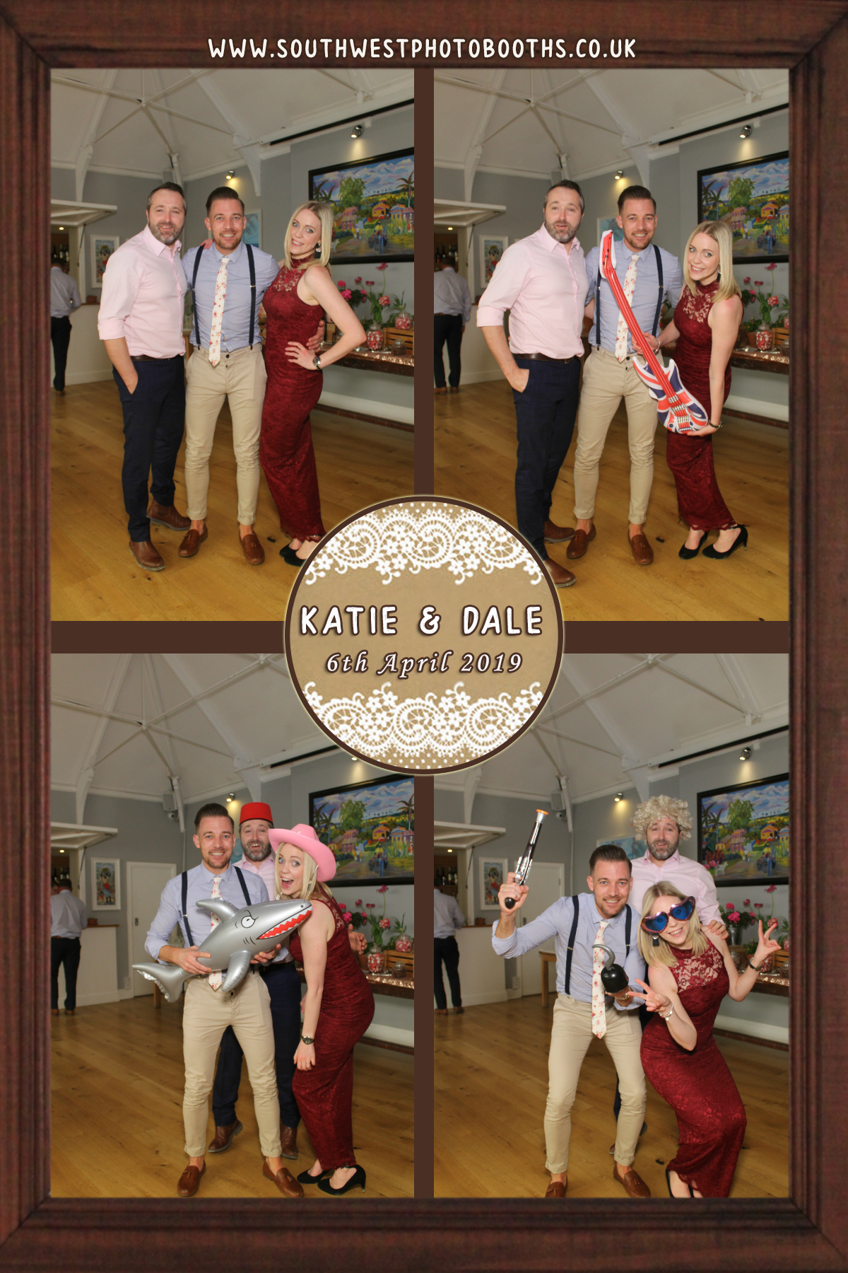 Katie and Dale | View more photos from the event at gallery.southwestphotobooths.co.uk/u/SWPB/Katie-and-Dale