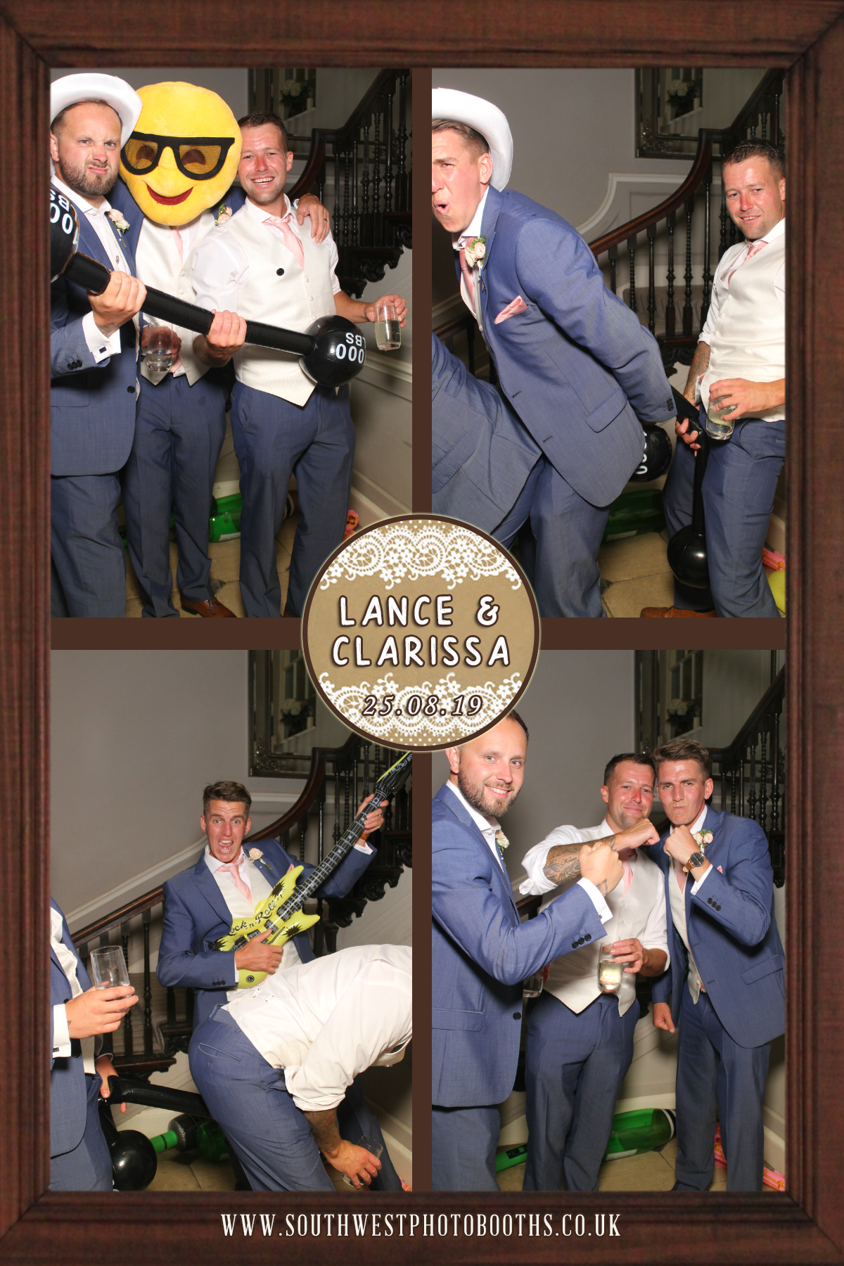 Lance and Clarissa | View more photos from the event at gallery.southwestphotobooths.co.uk/u/SWPB/Lance-and-Clarissa