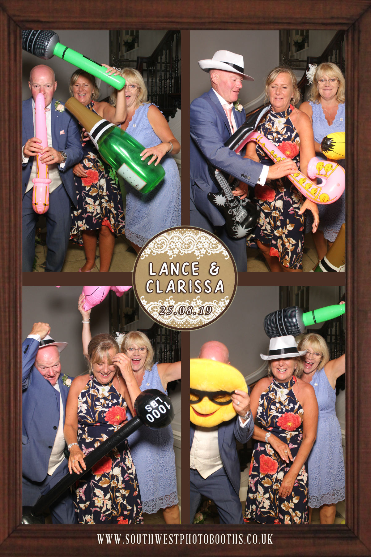 Lance and Clarissa | View more photos from the event at gallery.southwestphotobooths.co.uk/u/SWPB/Lance-and-Clarissa