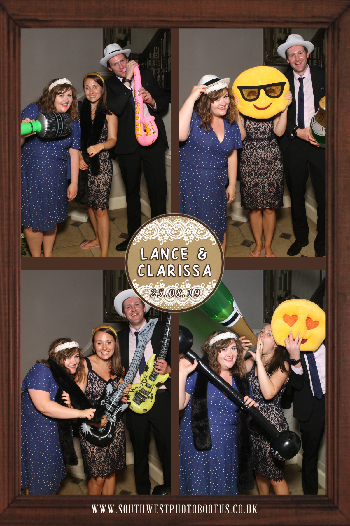 Lance and Clarissa | View more photos from the event at gallery.southwestphotobooths.co.uk/u/SWPB/Lance-and-Clarissa
