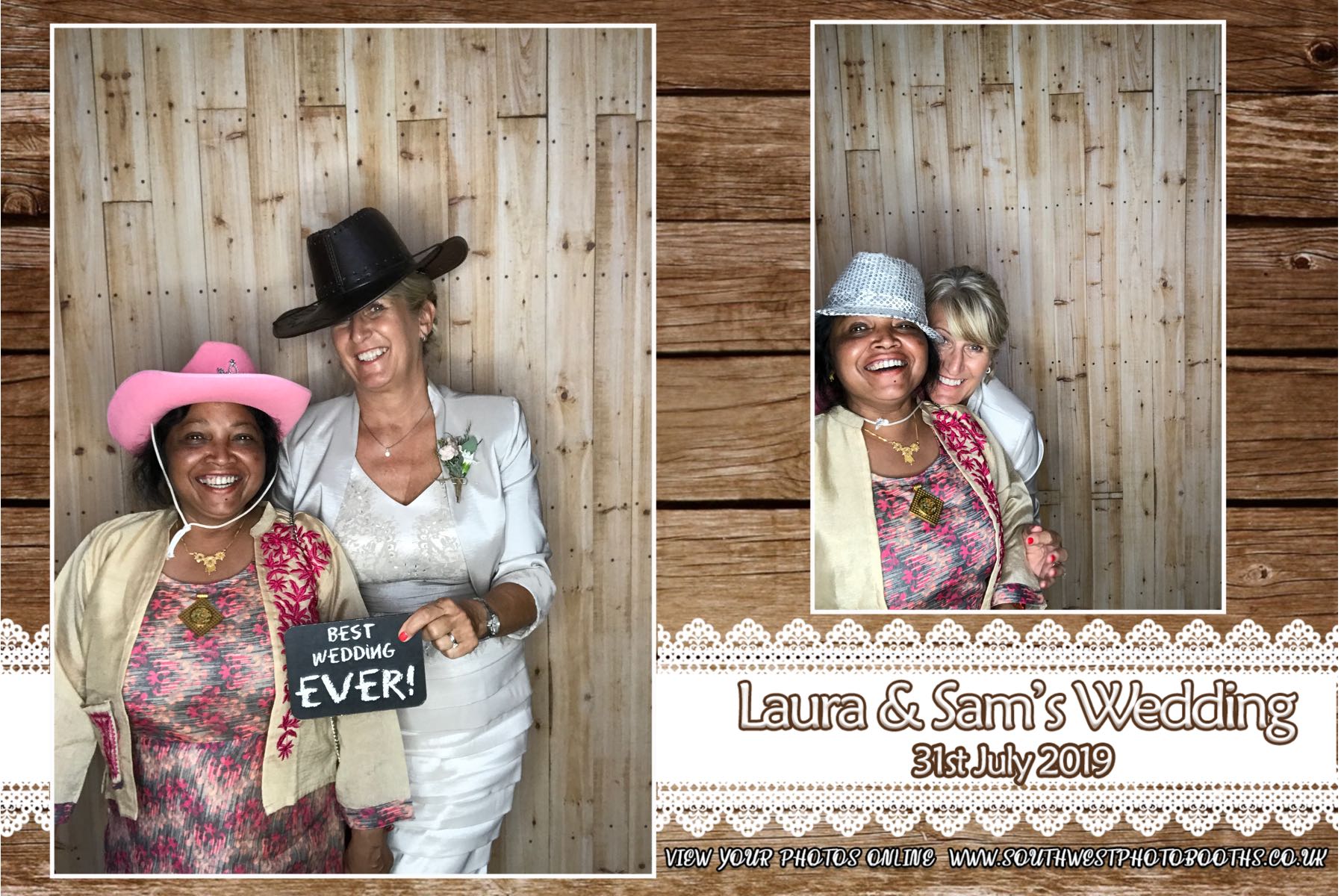 Laura and Sam | View more photos from the event at gallery.southwestphotobooths.co.uk/u/SWPB/Laura-and-Sam