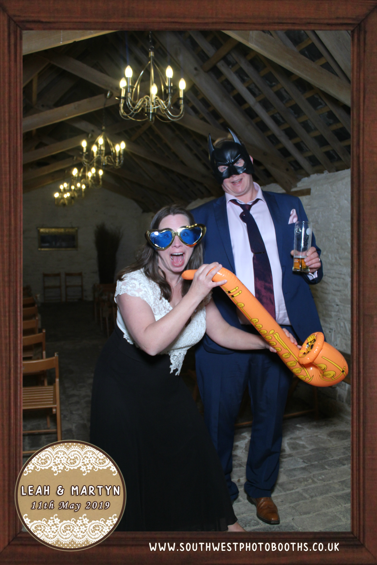 Leah and Martyn | View more photos from the event at gallery.southwestphotobooths.co.uk/u/SWPB/Leah-and-Martyn