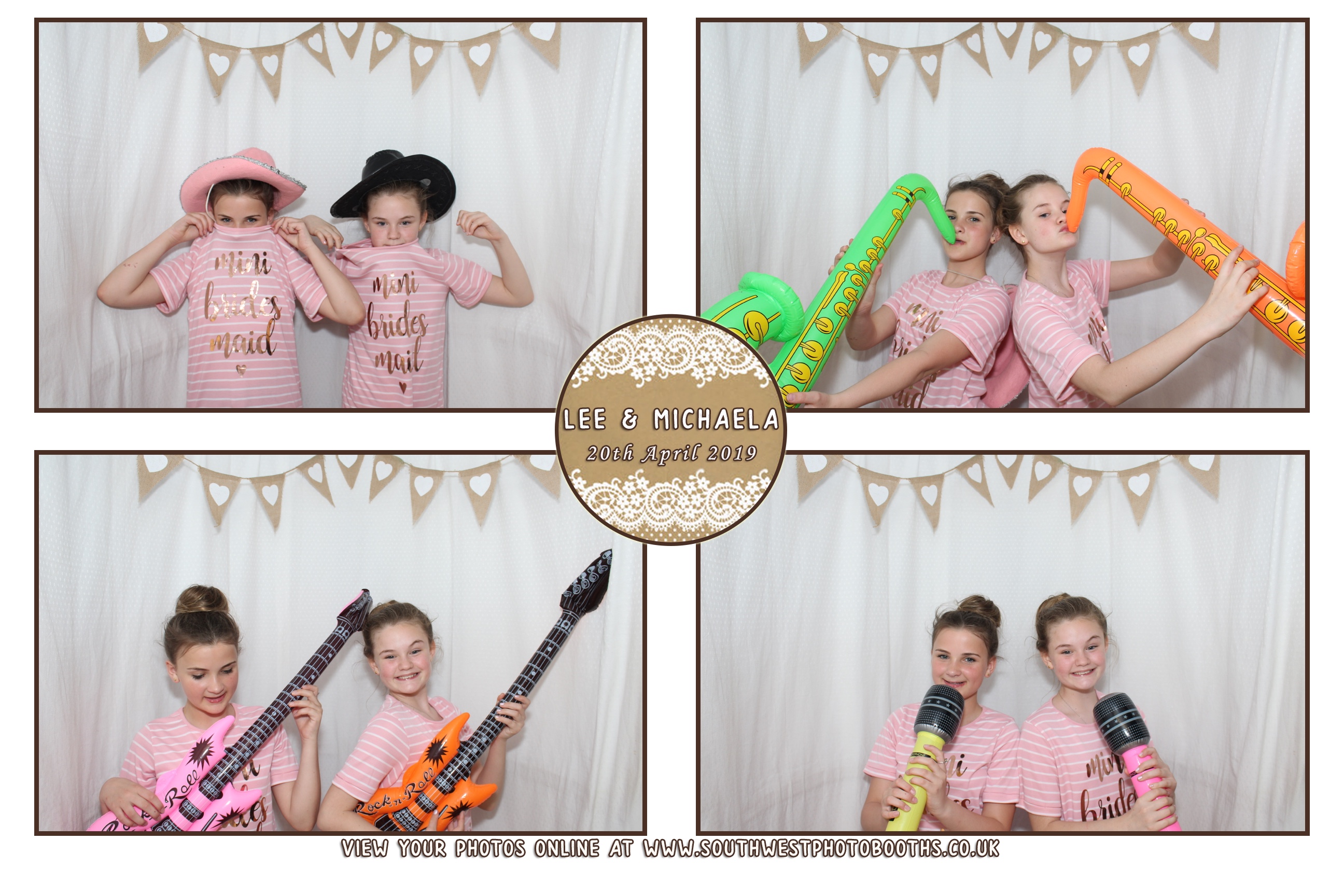 Lee and Michaela | View more photos from the event at gallery.southwestphotobooths.co.uk/u/SWPB/Lee-and-Michaela