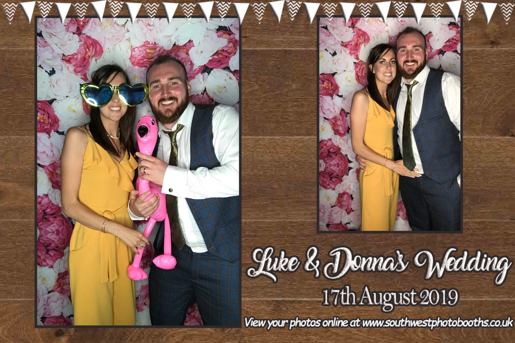 Luke and Donna | View more photos from the event at gallery.southwestphotobooths.co.uk/u/SWPB/Luke-and-Donna