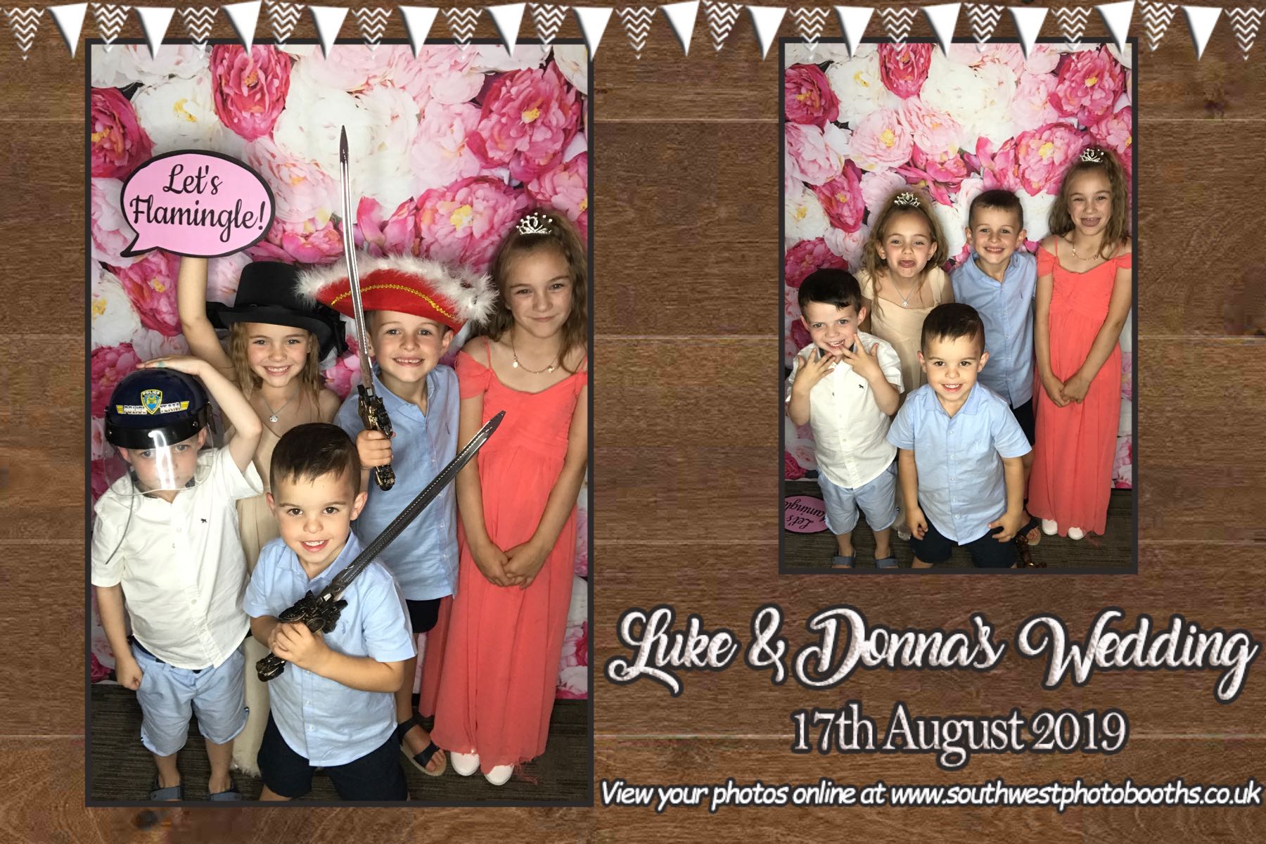 Luke and Donna | View more photos from the event at gallery.southwestphotobooths.co.uk/u/SWPB/Luke-and-Donna