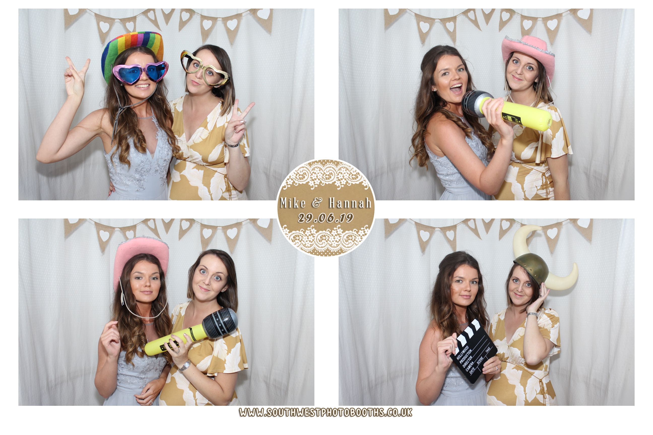 Mike and Hannah | View more photos from the event at gallery.southwestphotobooths.co.uk/u/SWPB/Mike-and-Hannah