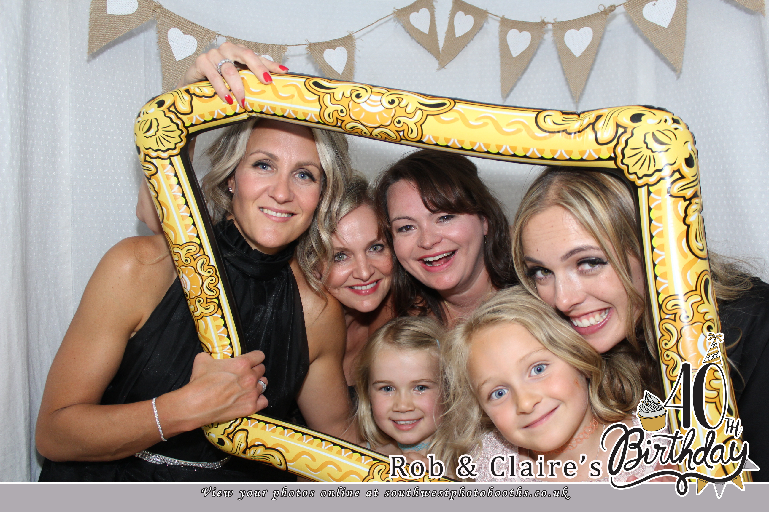 Rob & Claire 40th Birthday Party | View more photos from the event at gallery.southwestphotobooths.co.uk/u/SWPB/Rob-Claire-40th-Birthday-Party