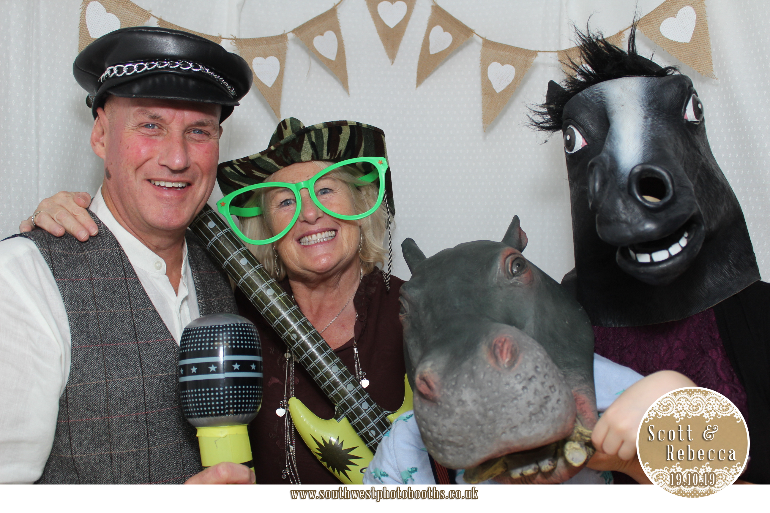 Scott and Rebecca | View more photos from the event at gallery.southwestphotobooths.co.uk/u/SWPB/Scott-and-Rebecca