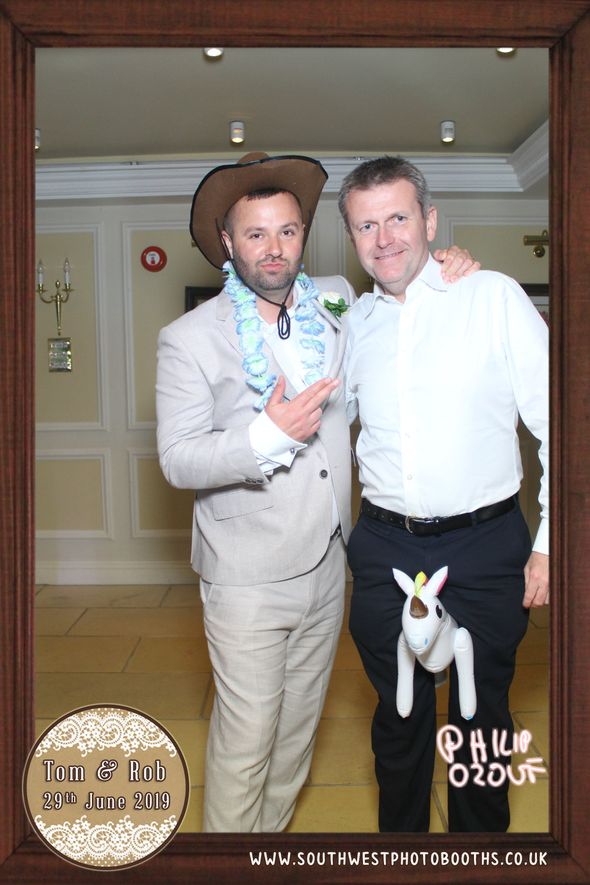 Tom and Rob | View more photos from the event at gallery.southwestphotobooths.co.uk/u/SWPB/Tom-and-Rob