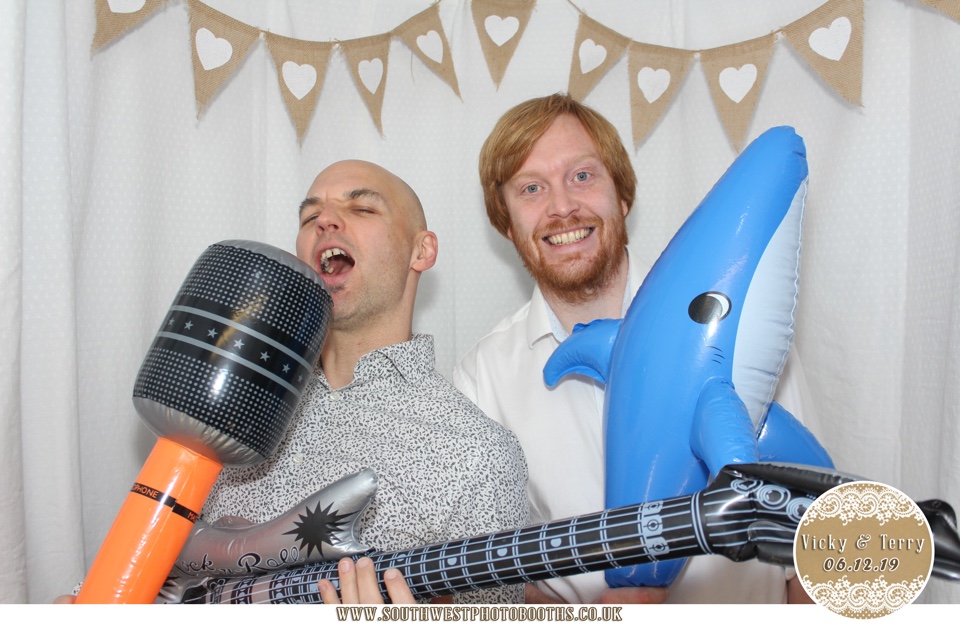 Vicky and Terry  | View more photos from the event at gallery.southwestphotobooths.co.uk/u/SWPB/Vicky-and-Terry