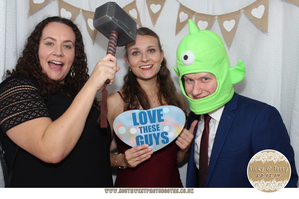 Vicky and Terry  | View more photos from the event at gallery.southwestphotobooths.co.uk/u/SWPB/Vicky-and-Terry
