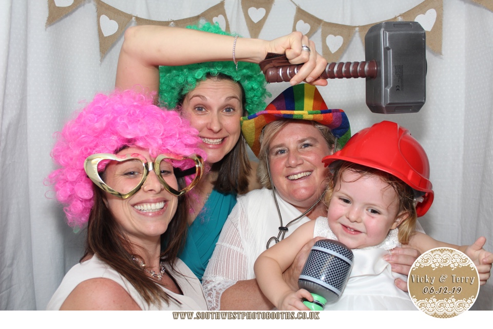 Vicky and Terry  | View more photos from the event at gallery.southwestphotobooths.co.uk/u/SWPB/Vicky-and-Terry
