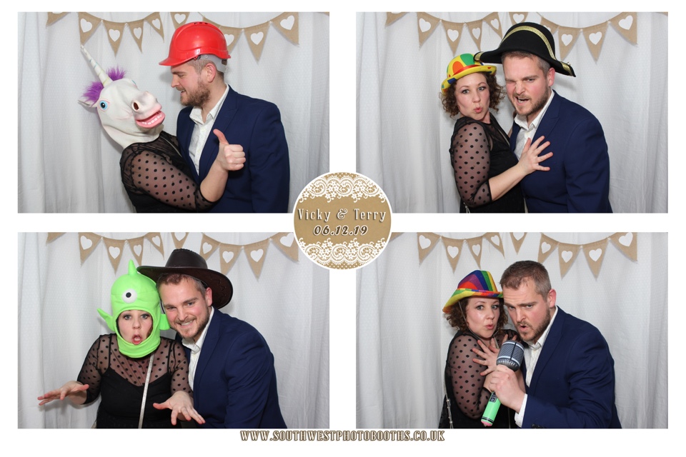 Vicky and Terry  | View more photos from the event at gallery.southwestphotobooths.co.uk/u/SWPB/Vicky-and-Terry