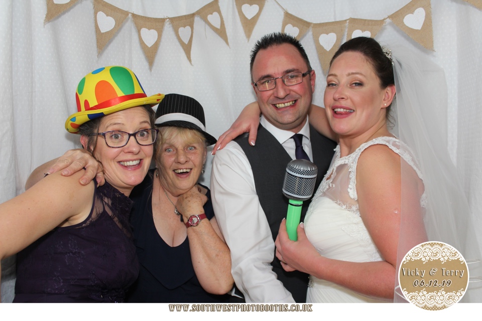 Vicky and Terry  | View more photos from the event at gallery.southwestphotobooths.co.uk/u/SWPB/Vicky-and-Terry