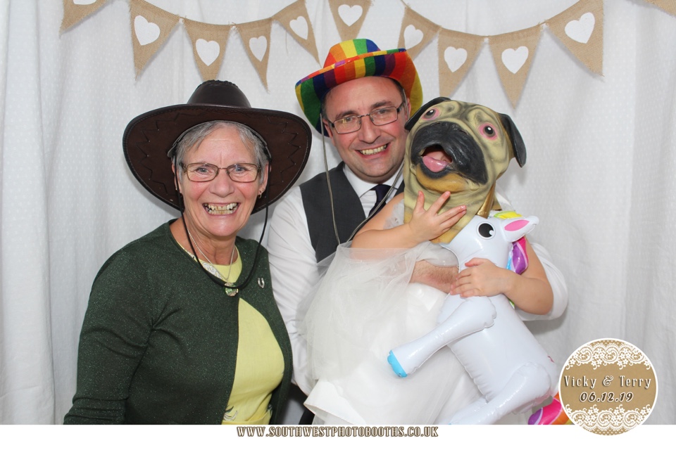 Vicky and Terry  | View more photos from the event at gallery.southwestphotobooths.co.uk/u/SWPB/Vicky-and-Terry
