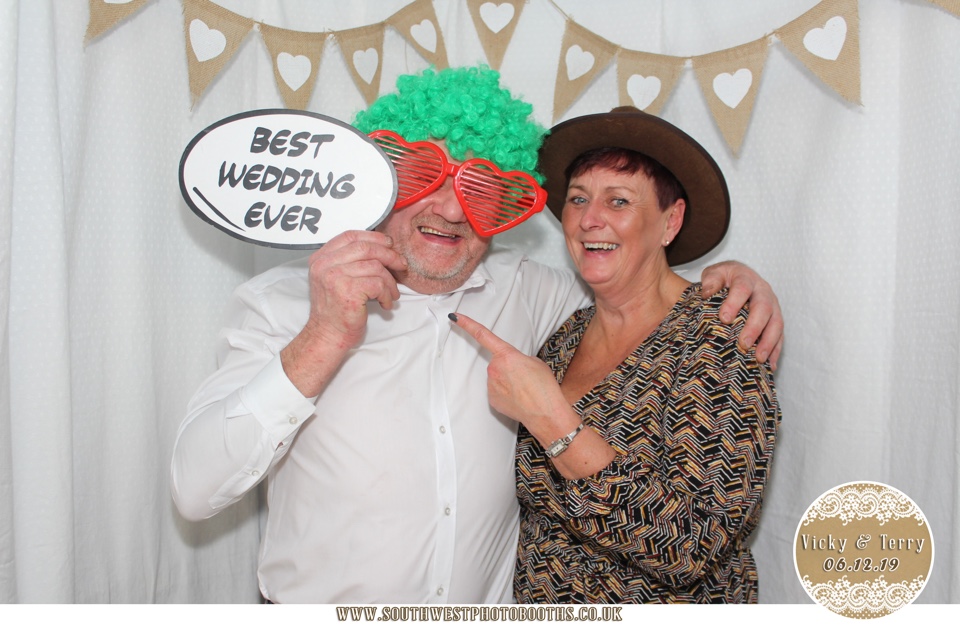 Vicky and Terry  | View more photos from the event at gallery.southwestphotobooths.co.uk/u/SWPB/Vicky-and-Terry