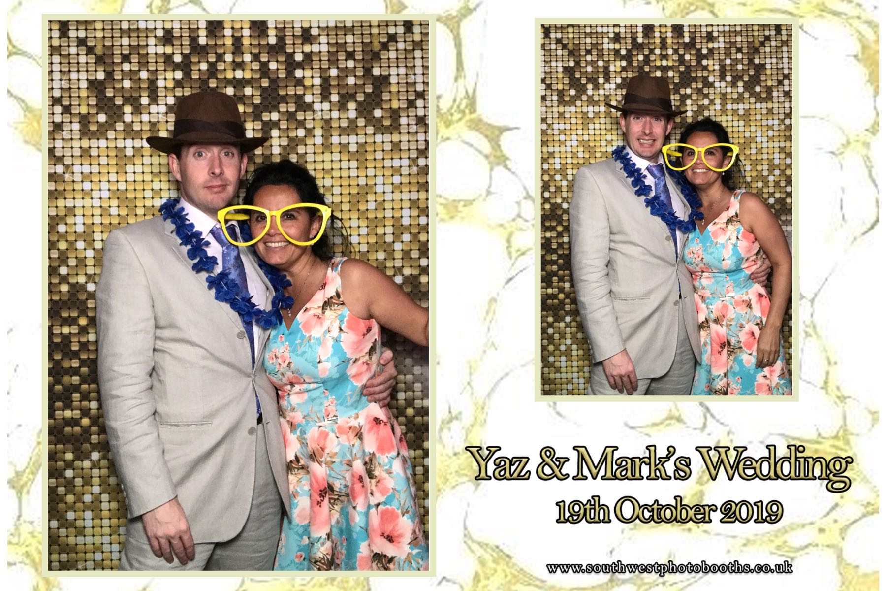 Yaz and Mark | View more photos from the event at gallery.southwestphotobooths.co.uk/u/SWPB/Yaz-and-Mark